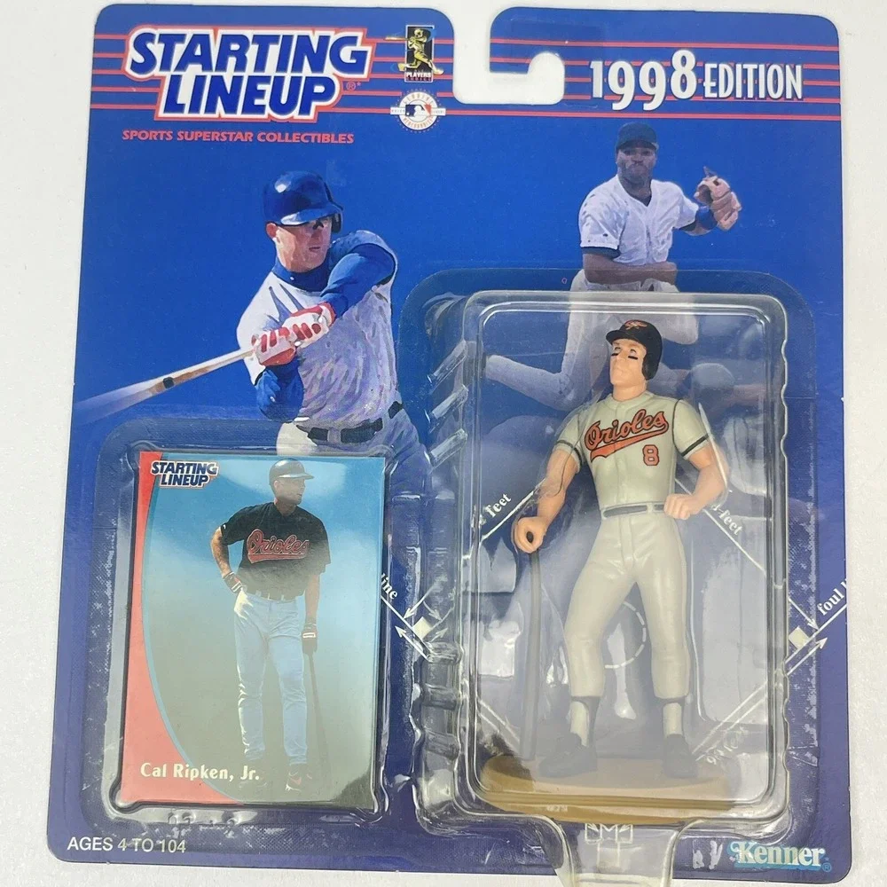CAL RIPKEN JR Baltimore Orioles Starting Lineup SLU 1998 MLB Figure and Card